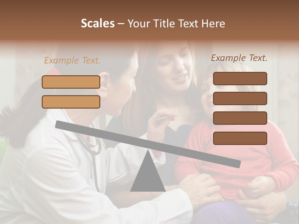 Paediatrician Mother Sick PowerPoint Template