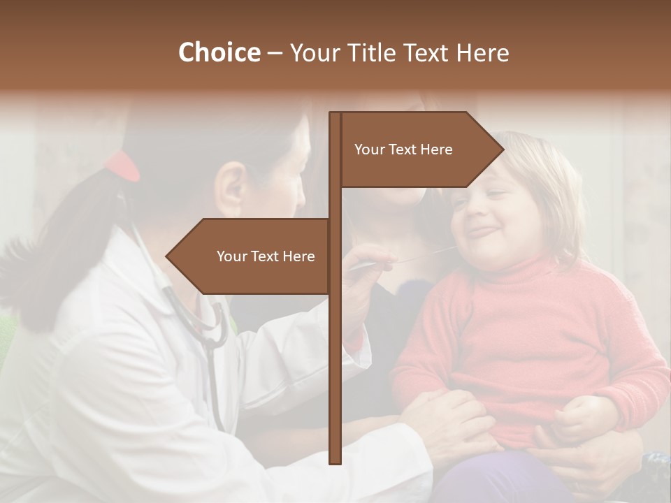 Paediatrician Mother Sick PowerPoint Template