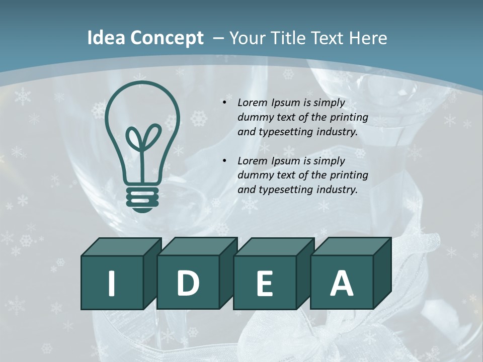 Fizz Happy Wedding PowerPoint Template