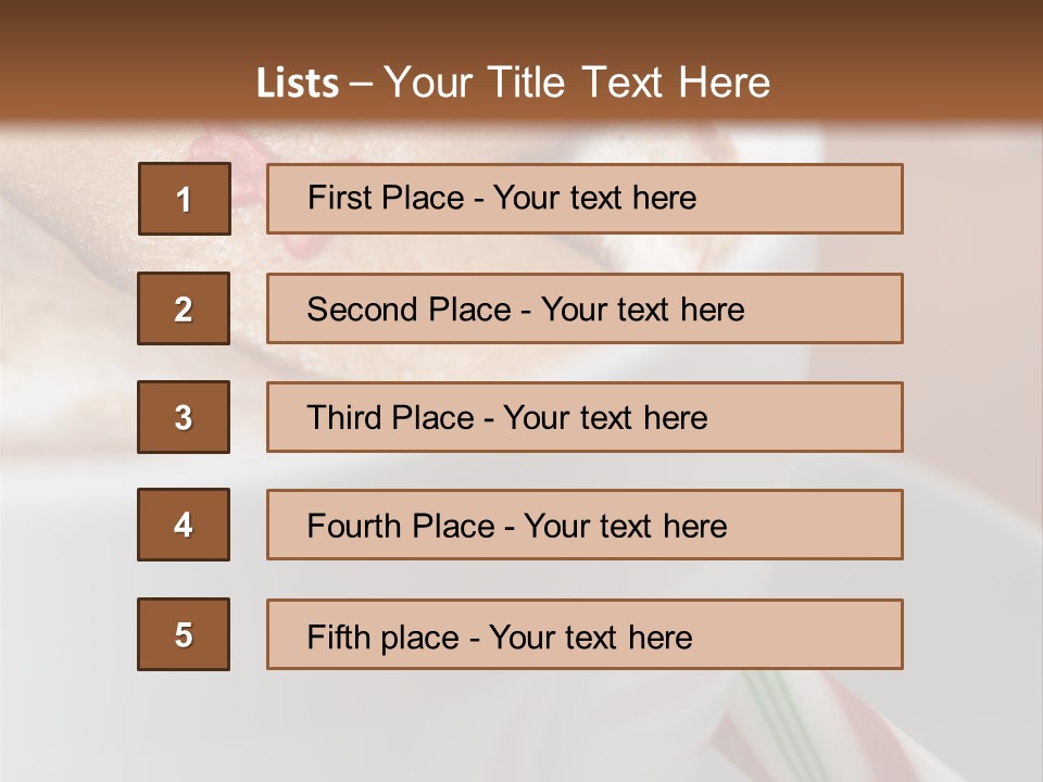 Spa Delicious Sweet PowerPoint Template