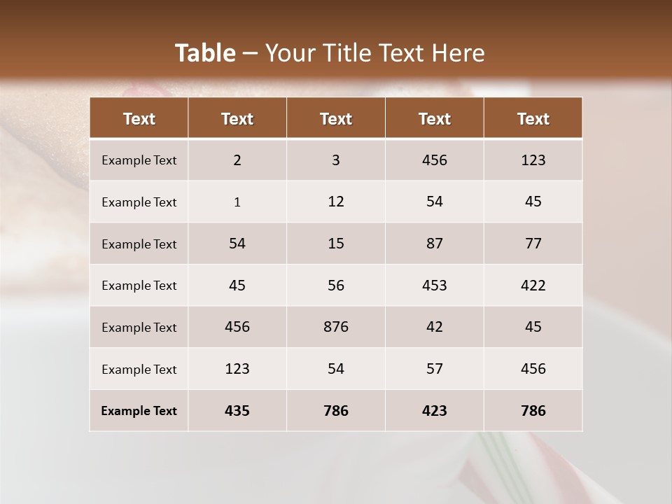 Spa Delicious Sweet PowerPoint Template