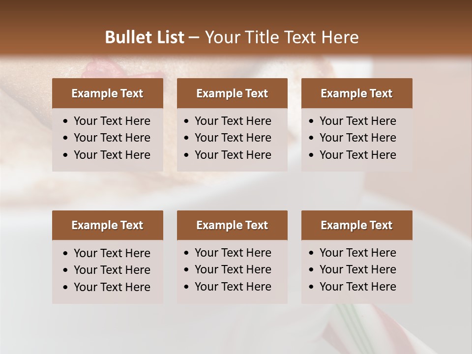 Spa Delicious Sweet PowerPoint Template