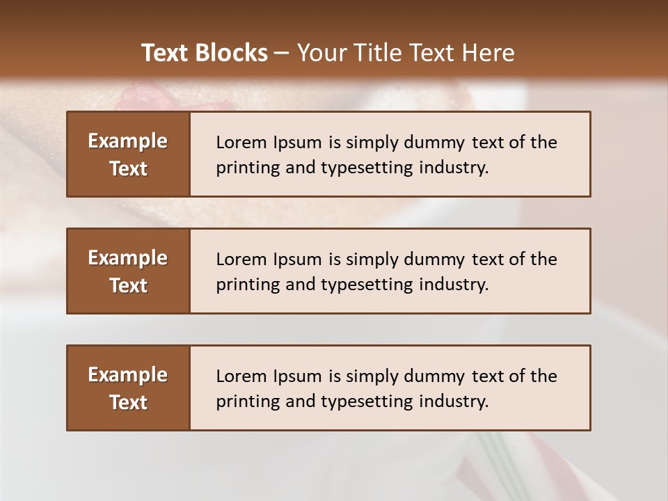 Spa Delicious Sweet PowerPoint Template
