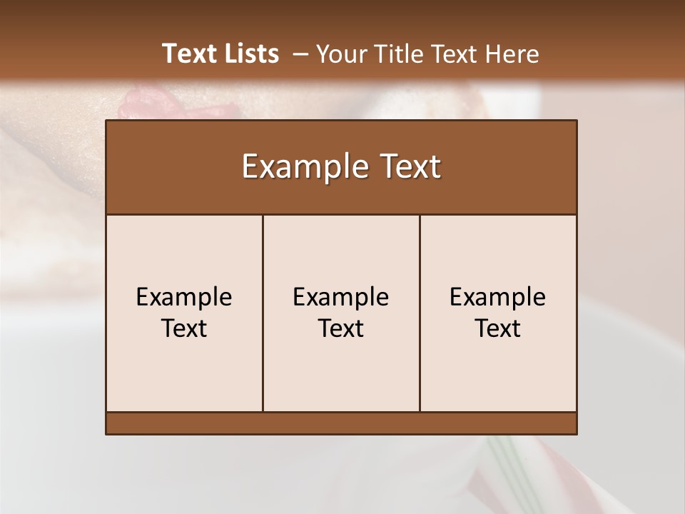 Spa Delicious Sweet PowerPoint Template