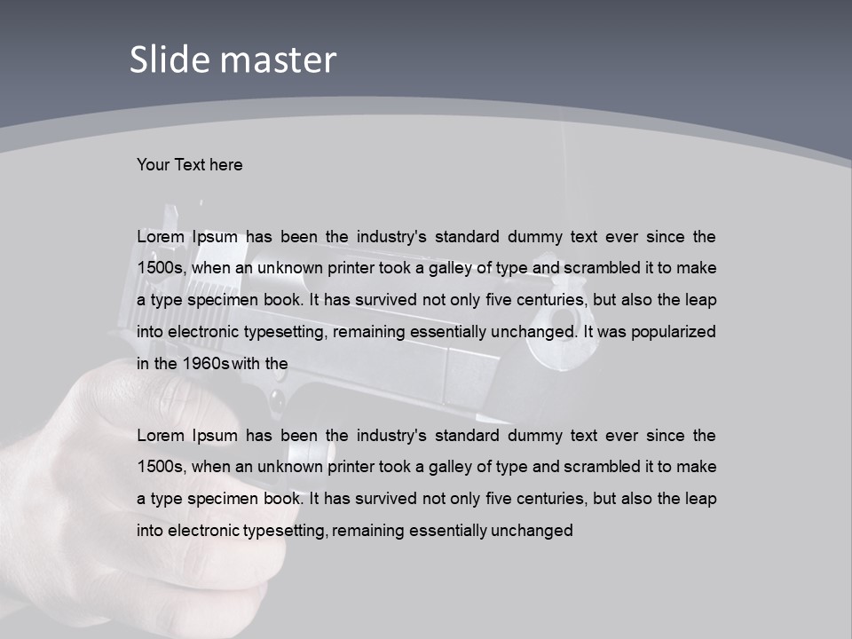 Cock Sky Power PowerPoint Template