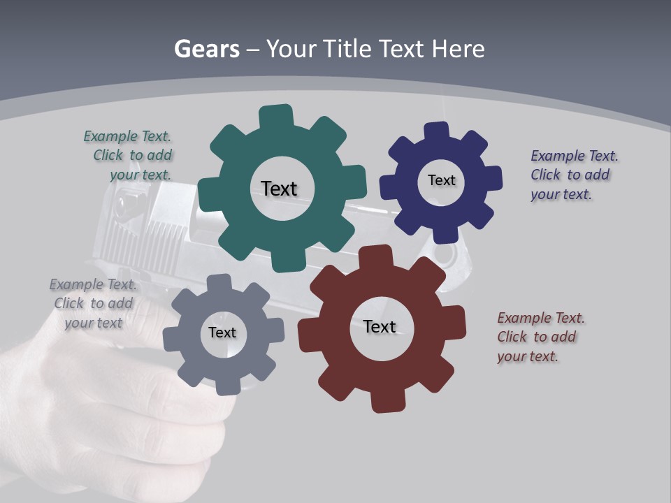 Cock Sky Power PowerPoint Template