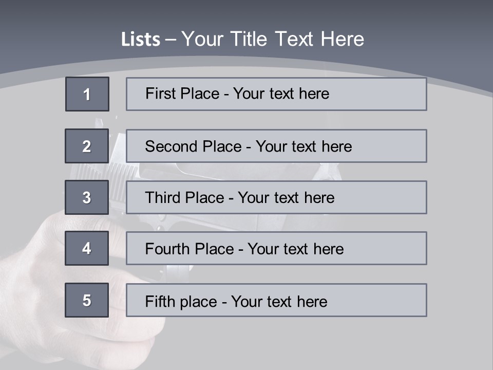 Cock Sky Power PowerPoint Template