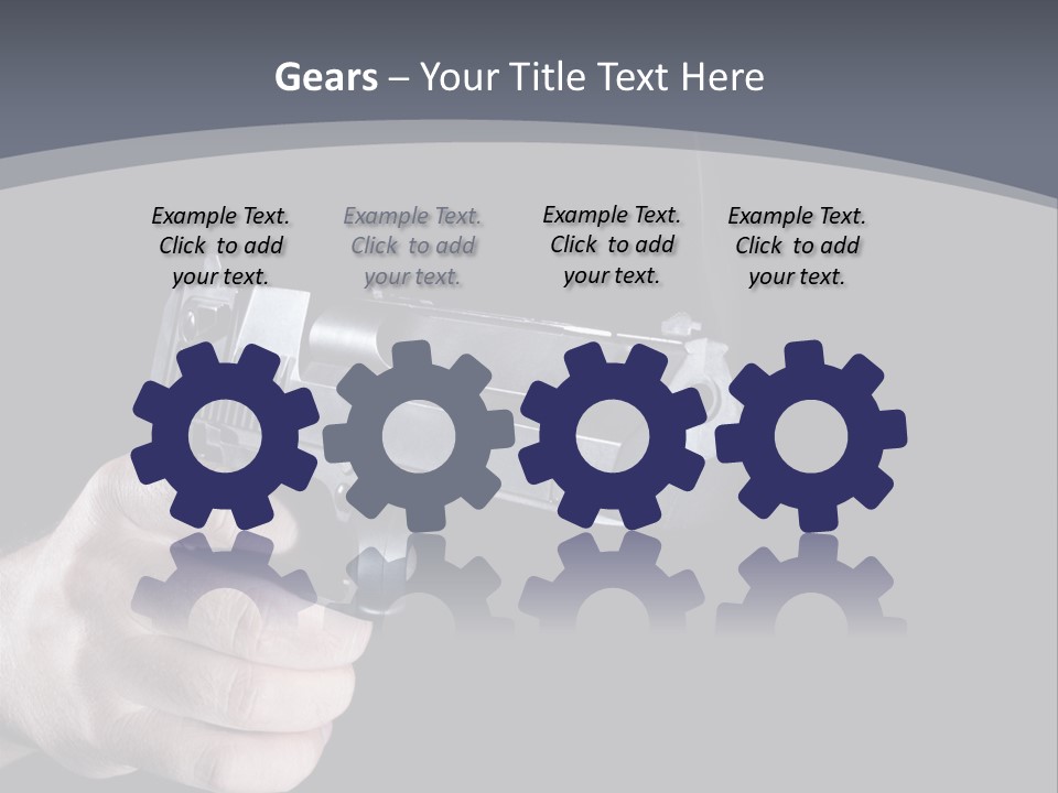 Cock Sky Power PowerPoint Template