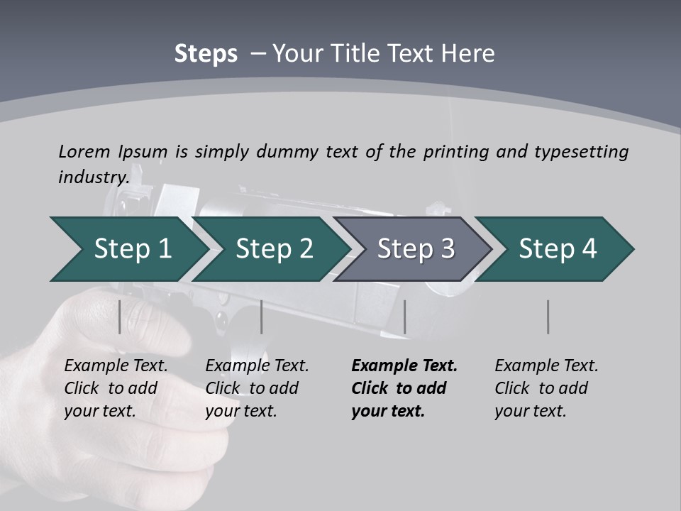 Cock Sky Power PowerPoint Template