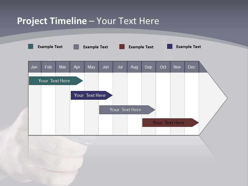 Cock Sky Power PowerPoint Template