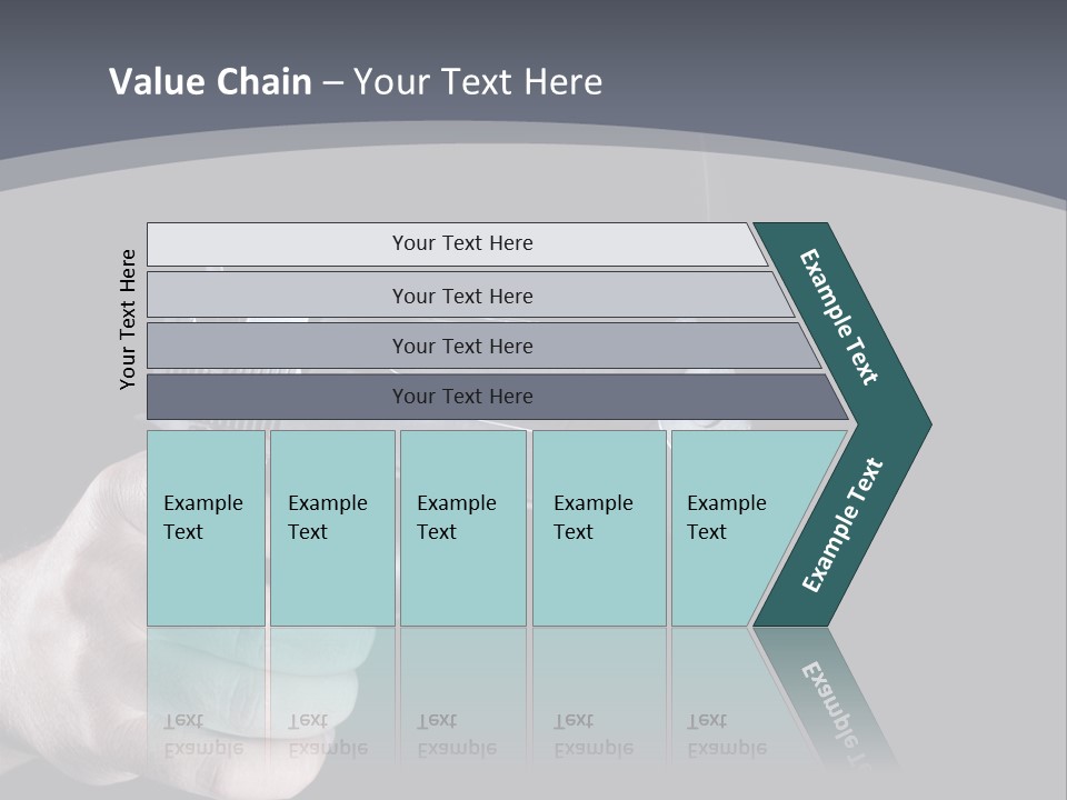 Cock Sky Power PowerPoint Template