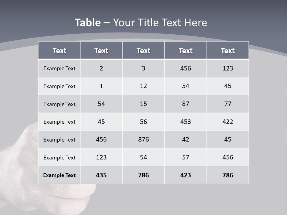 Cock Sky Power PowerPoint Template