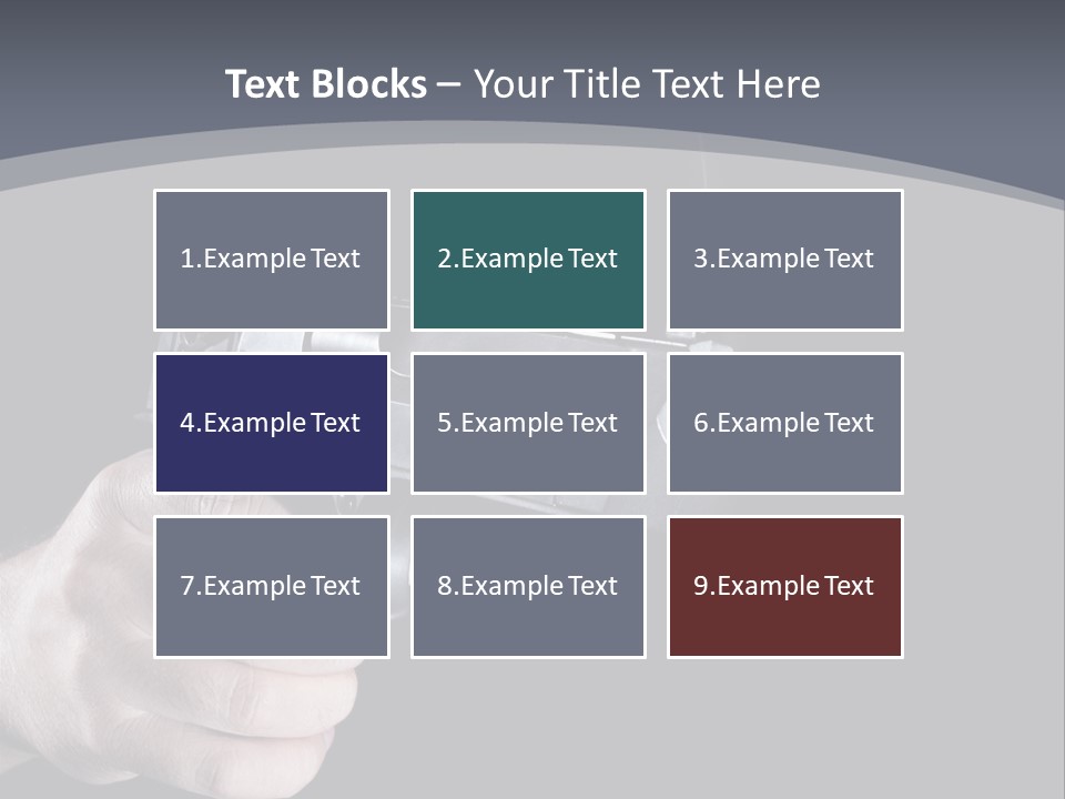 Cock Sky Power PowerPoint Template