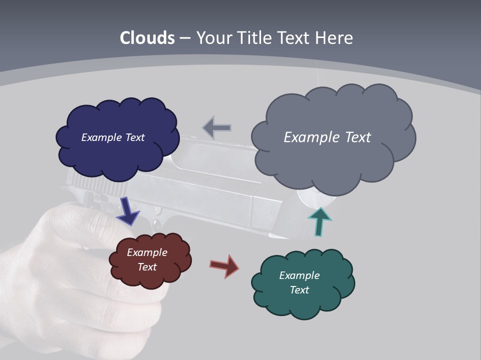 Cock Sky Power PowerPoint Template