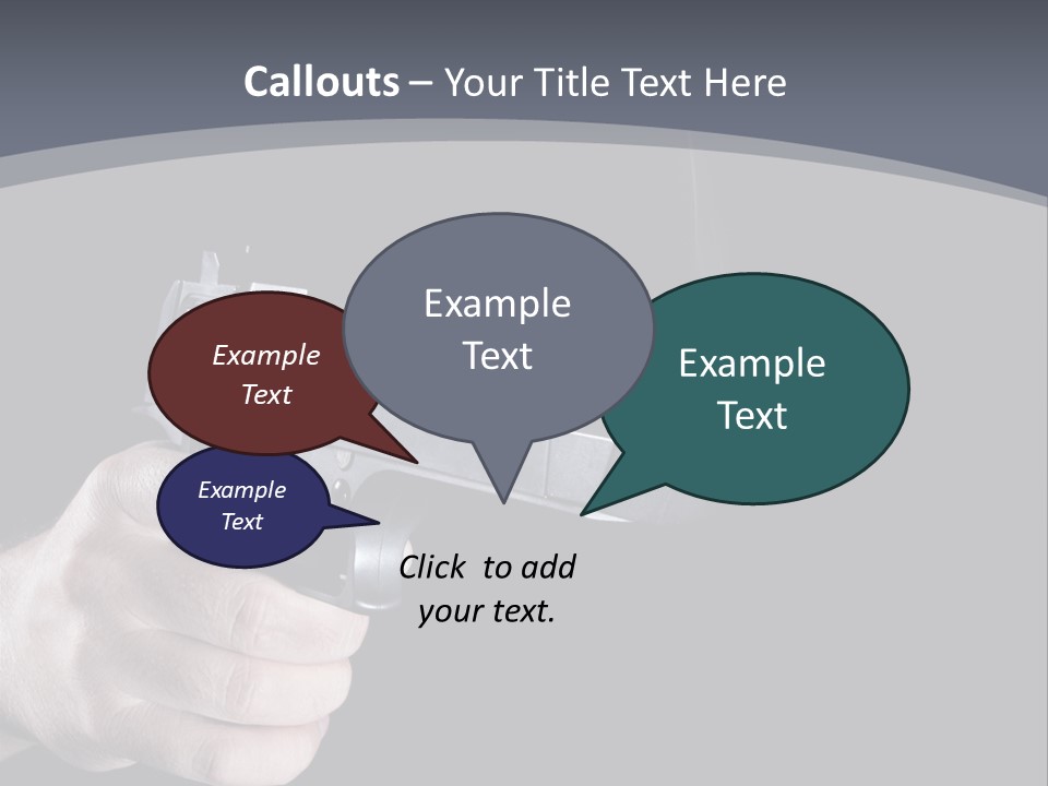 Cock Sky Power PowerPoint Template