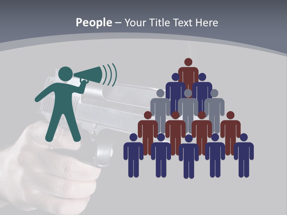 Cock Sky Power PowerPoint Template