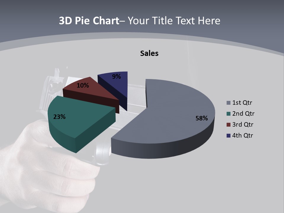 Cock Sky Power PowerPoint Template