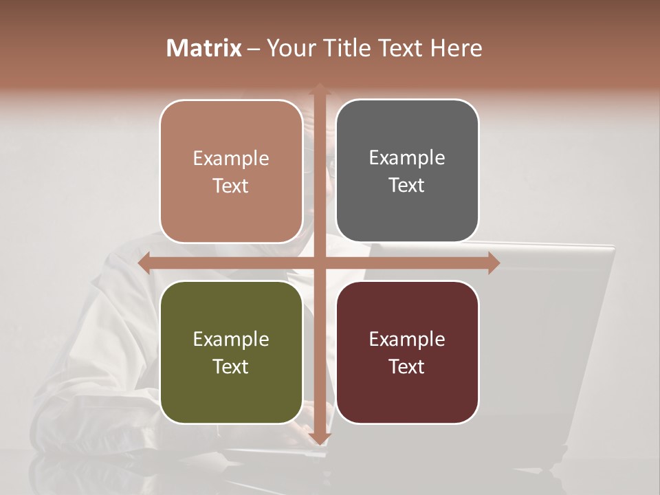 Stupor Success Desk PowerPoint Template