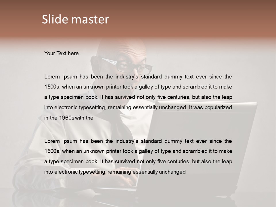 Stupor Success Desk PowerPoint Template