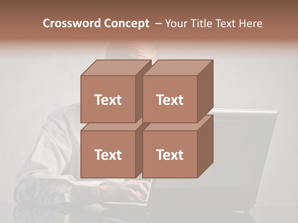 Stupor Success Desk PowerPoint Template