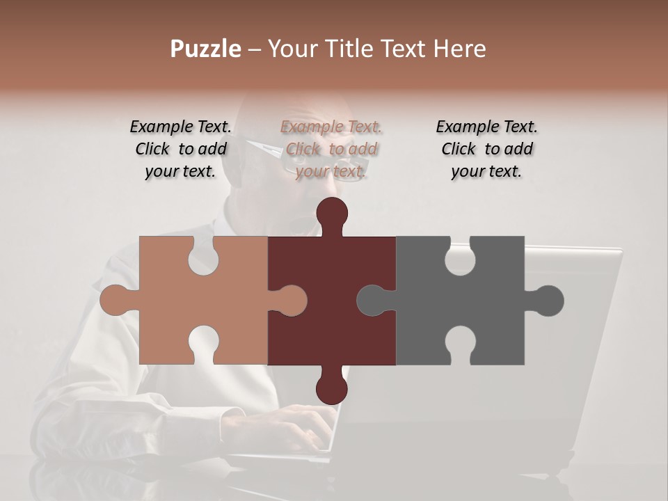 Stupor Success Desk PowerPoint Template