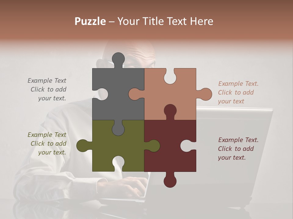 Stupor Success Desk PowerPoint Template