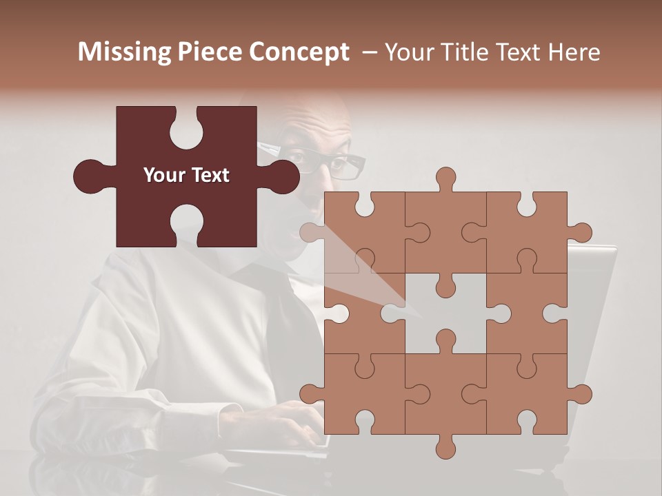 Stupor Success Desk PowerPoint Template