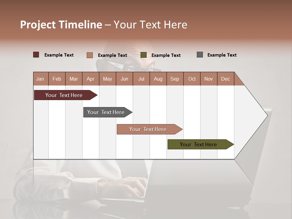 Stupor Success Desk PowerPoint Template