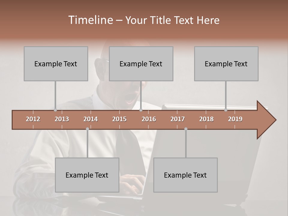 Stupor Success Desk PowerPoint Template