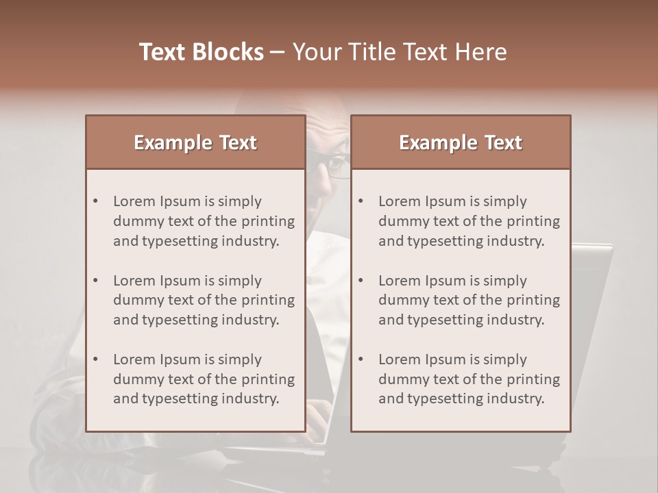 Stupor Success Desk PowerPoint Template