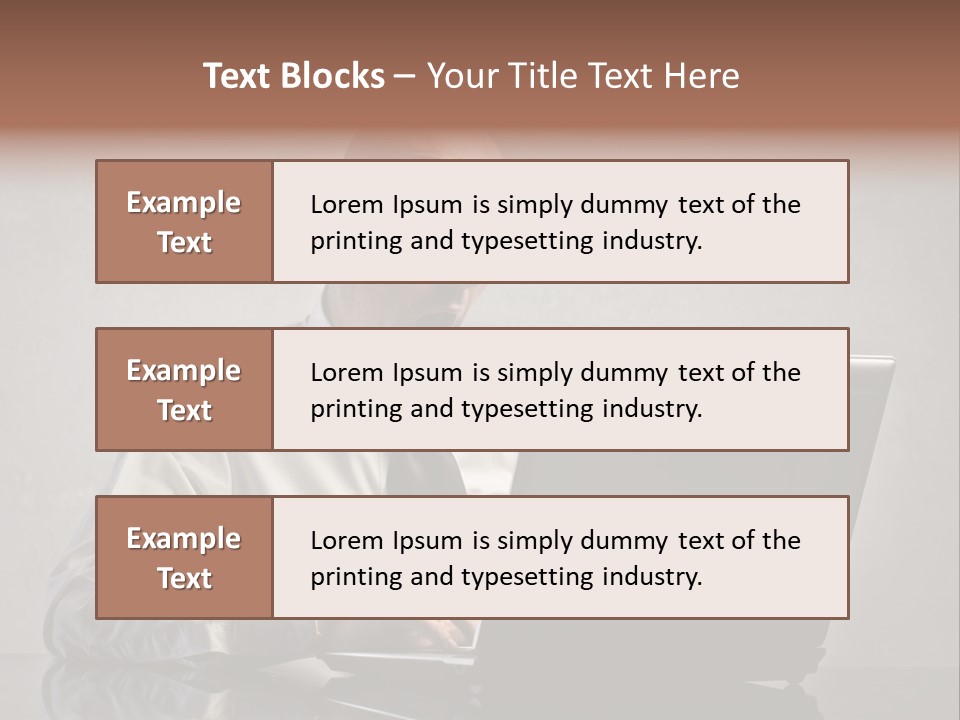 Stupor Success Desk PowerPoint Template