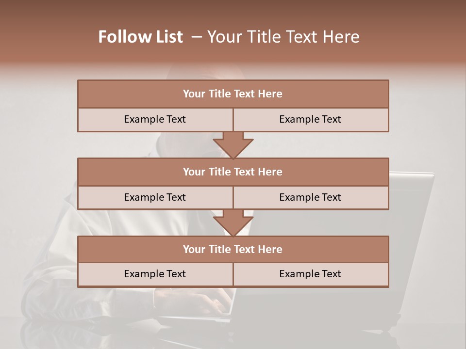 Stupor Success Desk PowerPoint Template