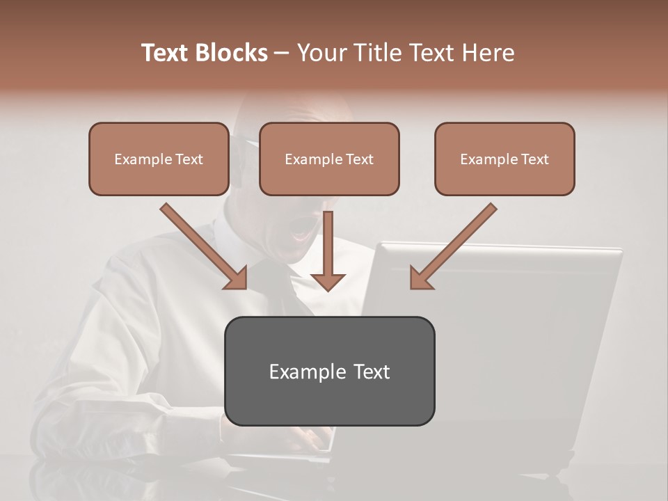 Stupor Success Desk PowerPoint Template
