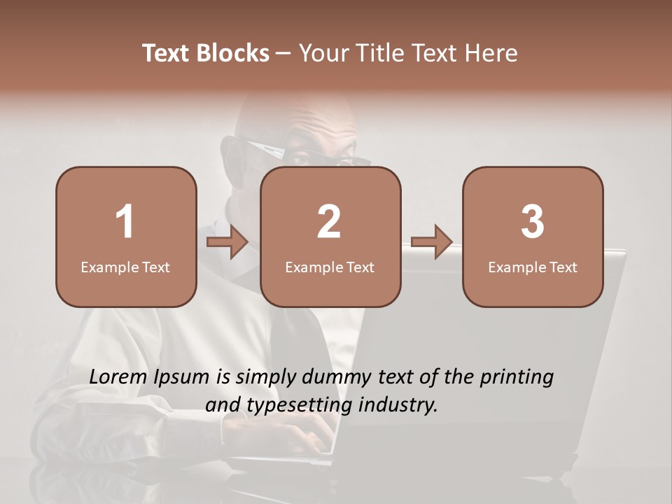 Stupor Success Desk PowerPoint Template