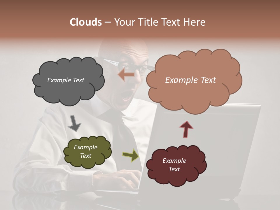 Stupor Success Desk PowerPoint Template