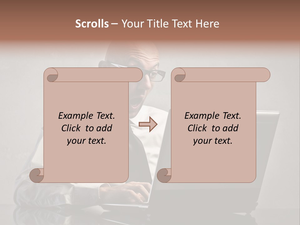 Stupor Success Desk PowerPoint Template