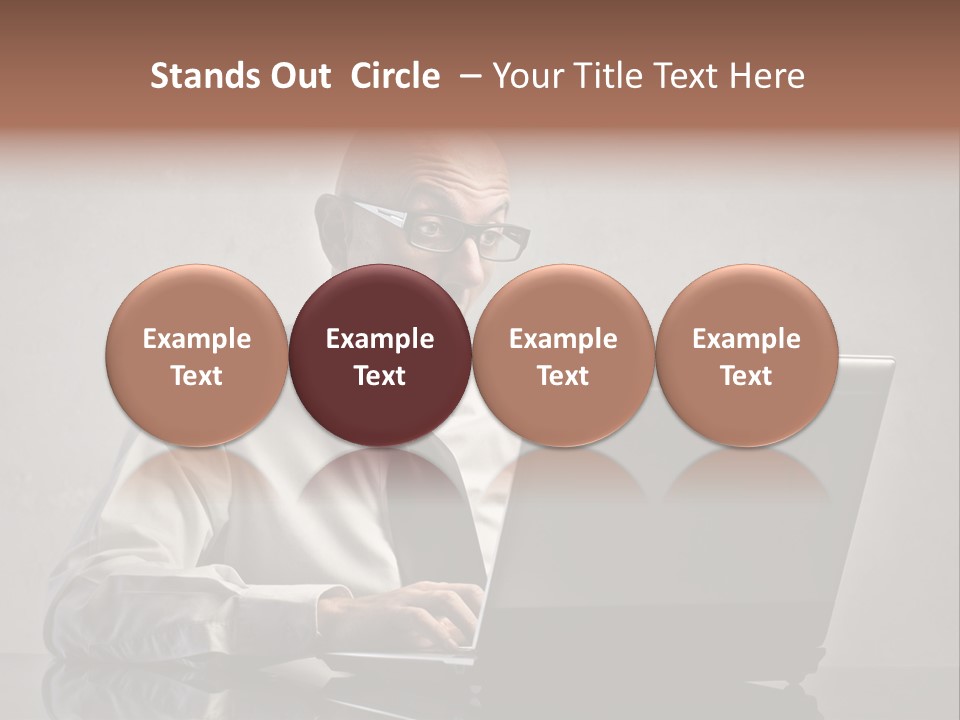 Stupor Success Desk PowerPoint Template