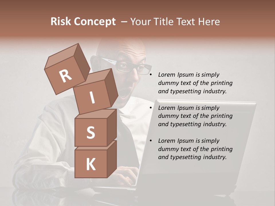 Stupor Success Desk PowerPoint Template