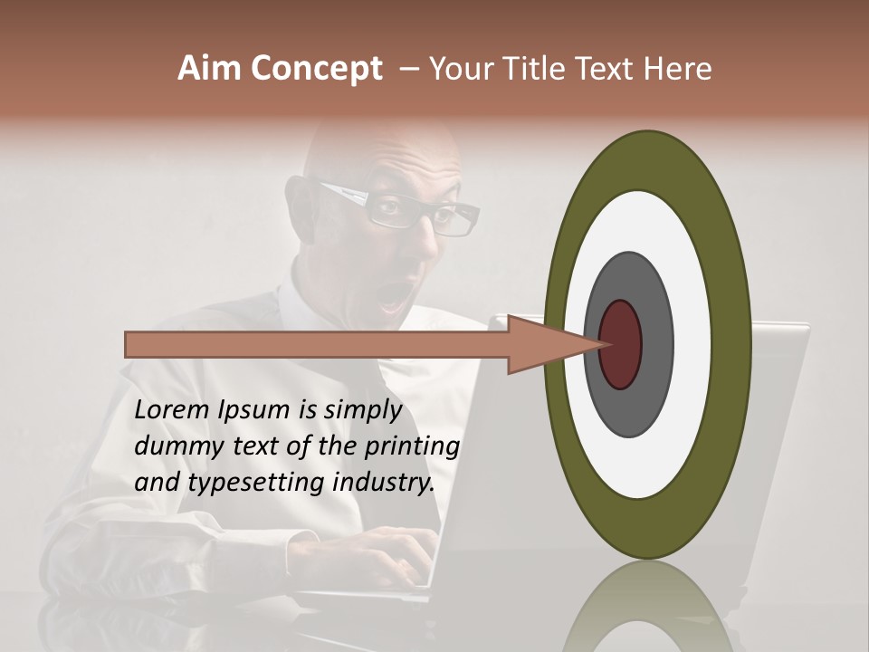 Stupor Success Desk PowerPoint Template