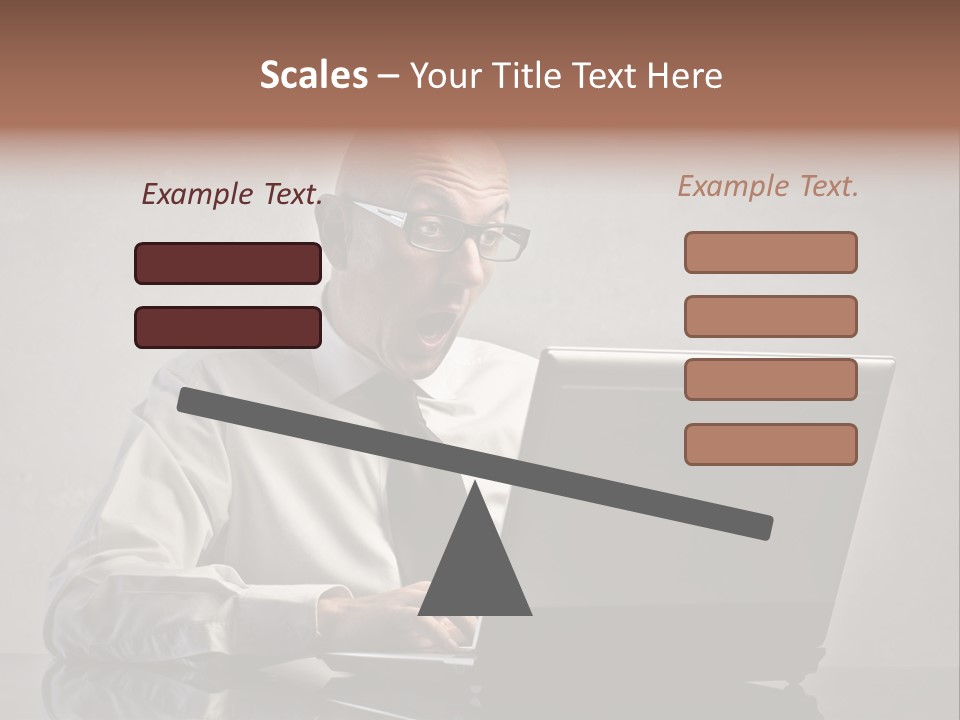Stupor Success Desk PowerPoint Template