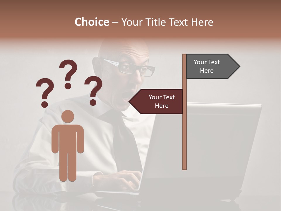 Stupor Success Desk PowerPoint Template
