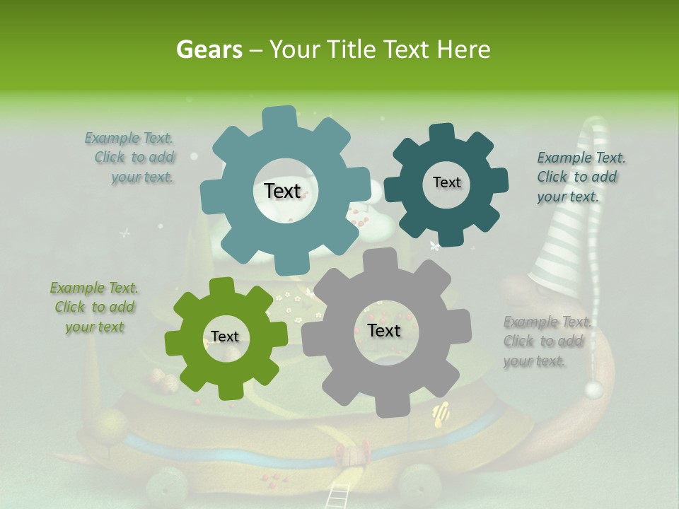 Movement Drawing Hat PowerPoint Template