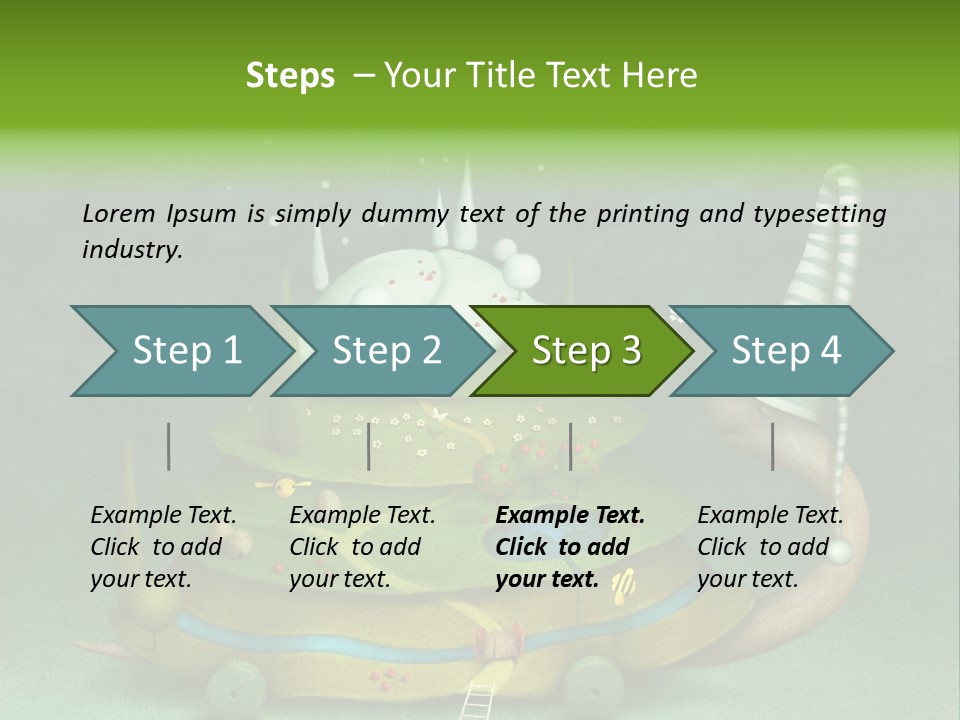 Movement Drawing Hat PowerPoint Template