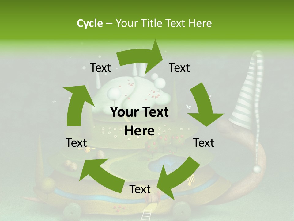 Movement Drawing Hat PowerPoint Template