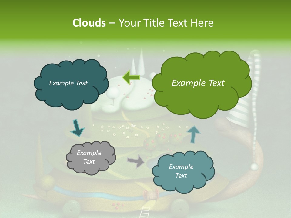 Movement Drawing Hat PowerPoint Template
