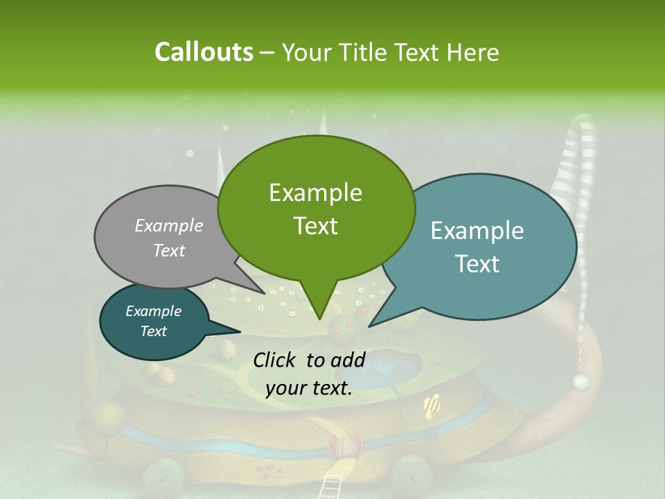 Movement Drawing Hat PowerPoint Template