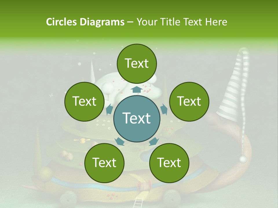 Movement Drawing Hat PowerPoint Template