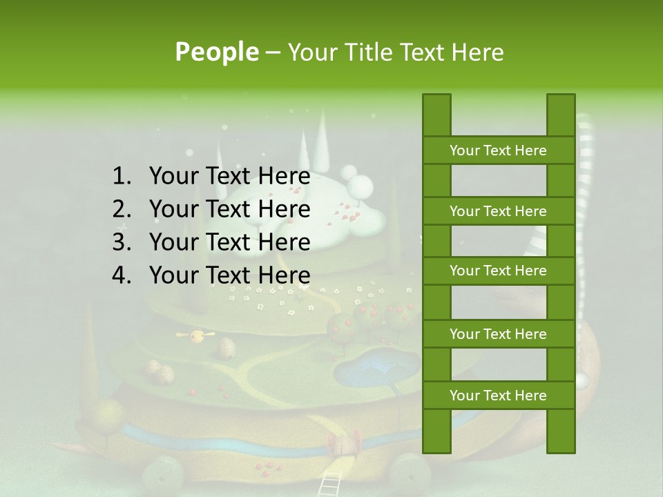 Movement Drawing Hat PowerPoint Template