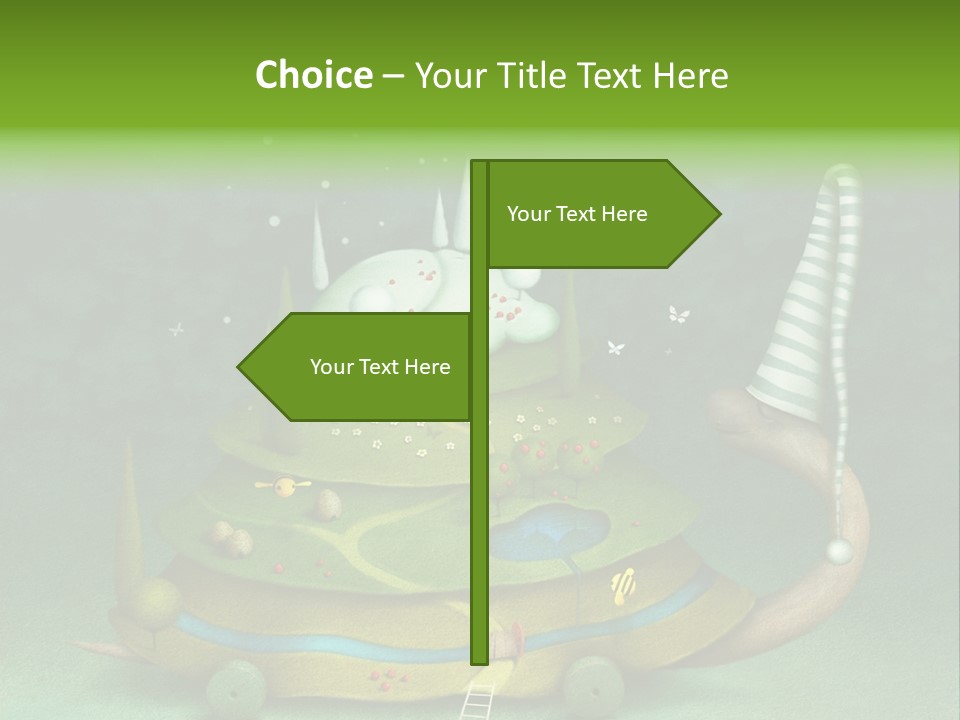 Movement Drawing Hat PowerPoint Template