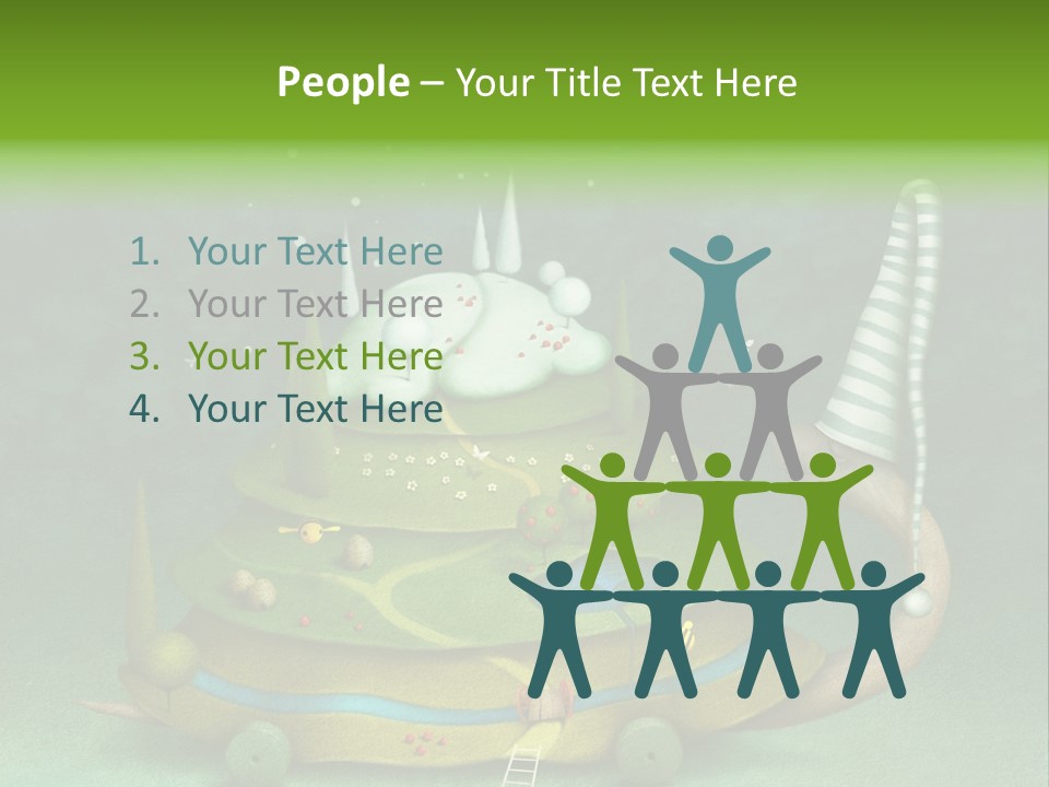 Movement Drawing Hat PowerPoint Template